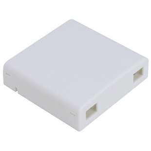 86型 光纤面板盒SC/LC/APC双口含法兰适配器尾纤FTTH光纤通信工程盒墙壁挂墙光缆入户盒光纤桌面信息盒