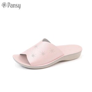 Pansy日本女居家拖鞋一字型