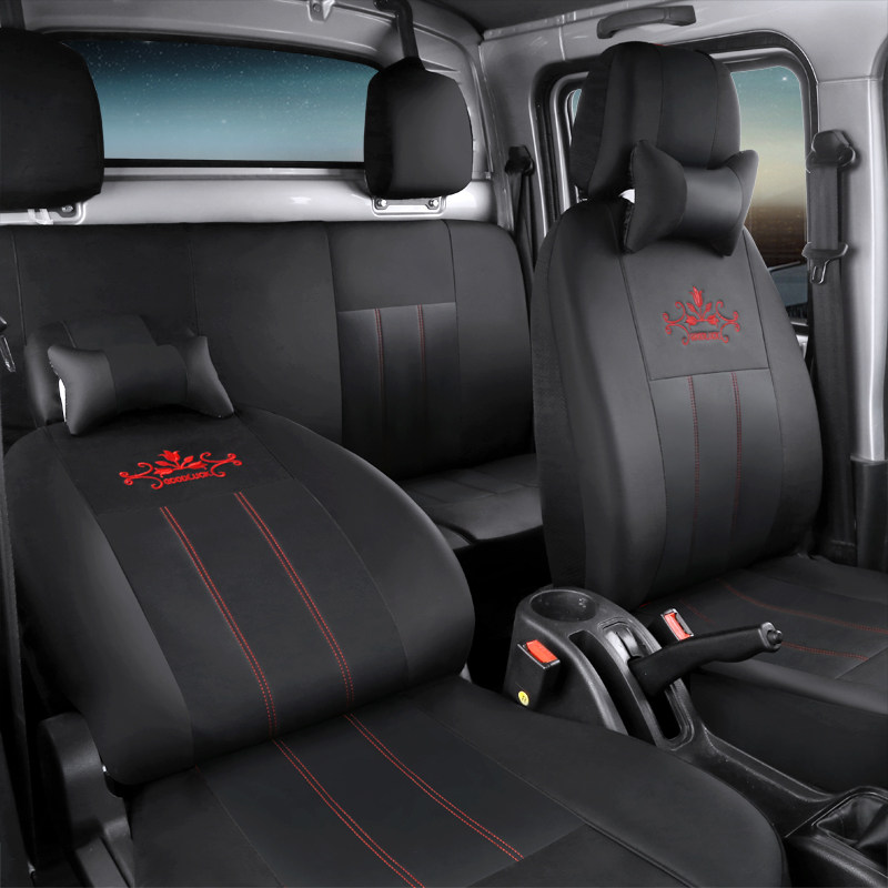 新款华晨鑫源金杯t30T32ST50t52双排货车坐垫套新小海狮x30五座
