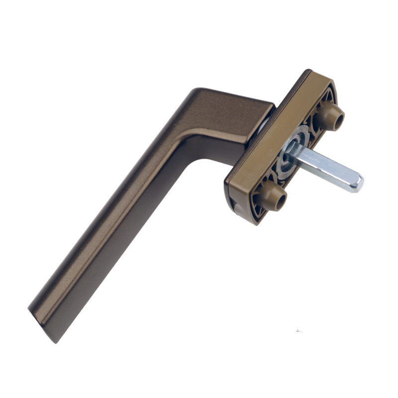 si进口德国丝吉利娅五金断桥铝内开内倒窗把手塑钢窗执手木窗把手