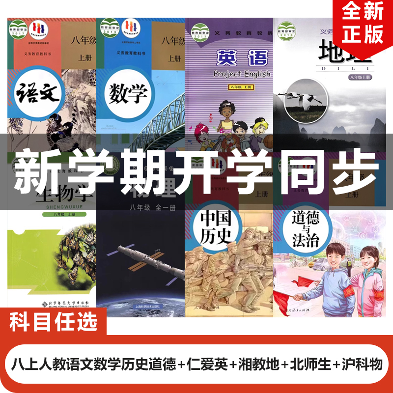 2025新版八年级上册全套8本