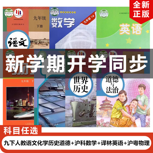2025新版九年级下册全套7本