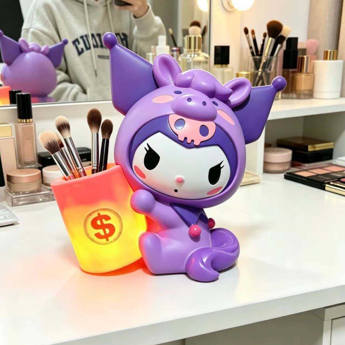 库洛米储蓄罐笔筒收纳盒女童礼品