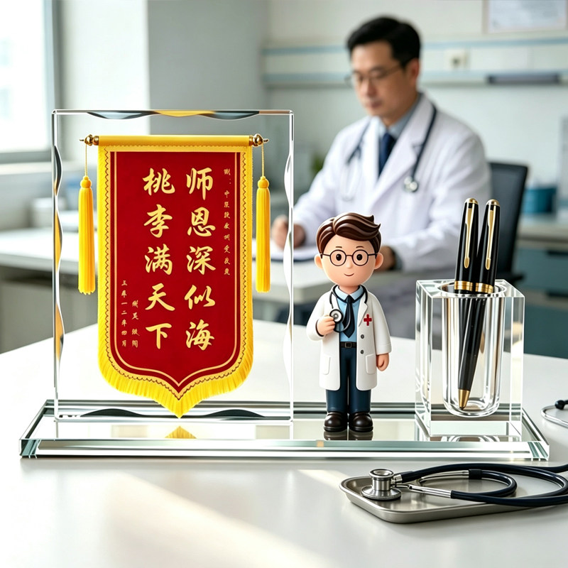 教师节笔筒送女医生护士锦旗礼品