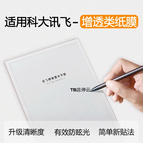适用科大讯飞护眼类纸膜防反光