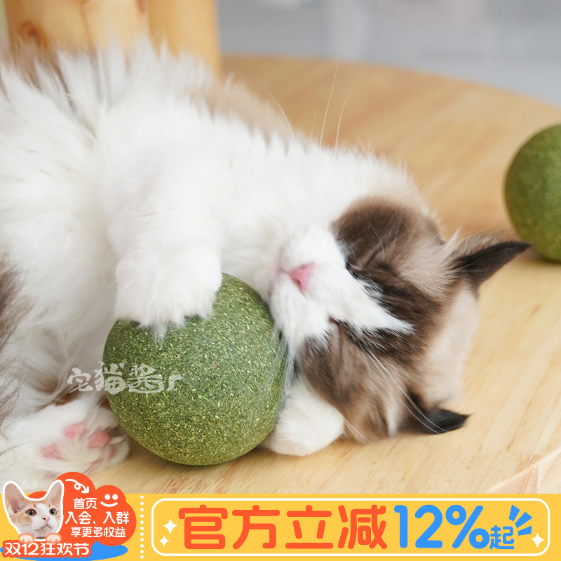 舔舔乐大号猫薄荷球解闷自嗨玩具