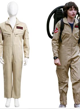 Kids Ghostbusters Cosplay Costume Jumpsuit Outfits