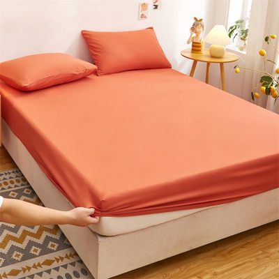 mono color sheet bedsheet bed linen spread cotton bed cover