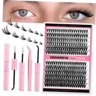 DIY Set Lashes Extension Individual Lash Kit Clusters