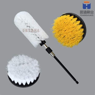 电动洗鞋刷头清洗刷杯子软毛刷鸽子水杯饮水器鸟罐专用清洁圆刷子