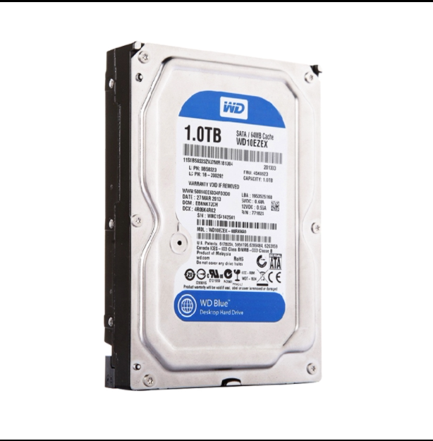 wd/西部数据wd10ezex台式机机械硬盘电脑硬盘1t存储硬盘