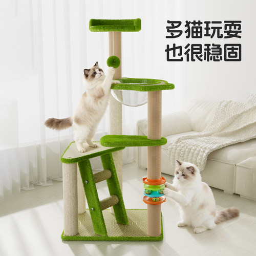 猫爬架家用猫窝一体小户型不占地