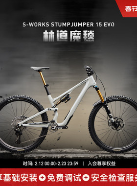 SPECIALIZED闪电 S-WORKS STUMPJUMPER 15 DI2 碳纤维避震山地车