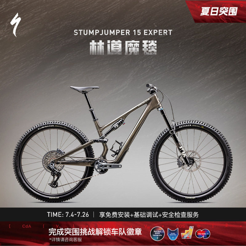 SPECIALIZED闪电 STUMPJUMPER 15 EXPERT 碳纤维全避震山地自行车