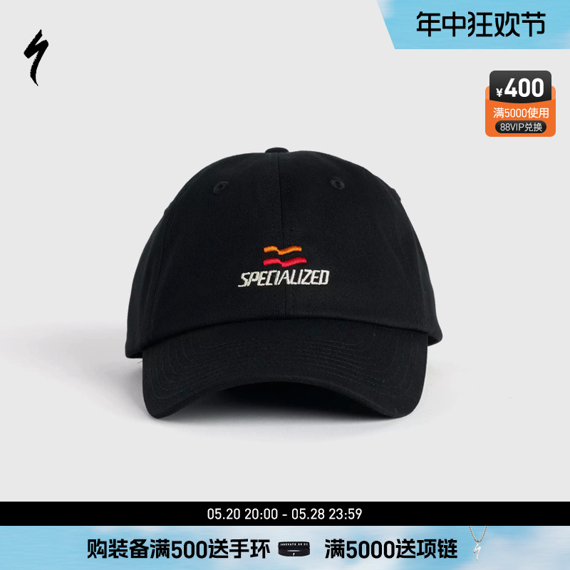 SPECIALIZED闪电 FLAG GRAPHIC 6 PANEL DAD旗帜图案六片式棒球帽 自行车/骑行装备/零配件 自行车头巾 原图主图