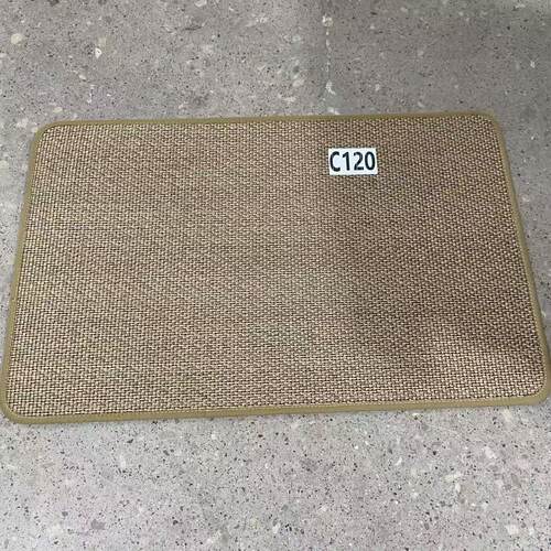 C120（尺寸45*70厘米）家用防滑吸水隔凉防潮地垫-仿亚麻
