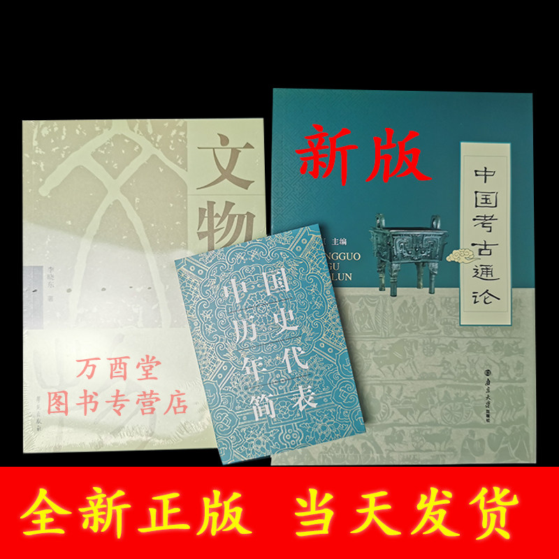 全三册中国考古通论张之恒李晓东