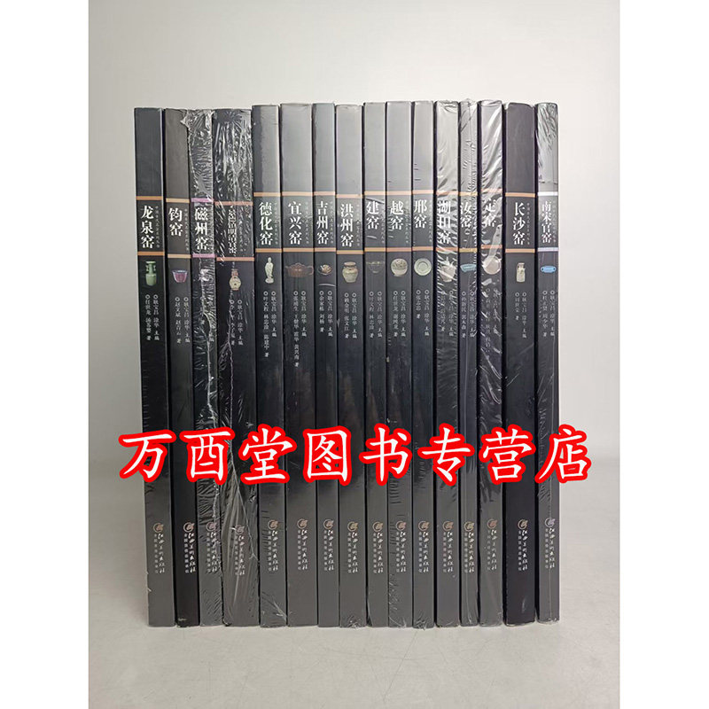 微瑕【平装全16册】中国古代名窑系列丛书 钧窑磁州窑吉州建窑长沙德化汝窑湖田窑宜兴窑定窑越窑邢洪州龙泉南宋官景德镇明清官窑