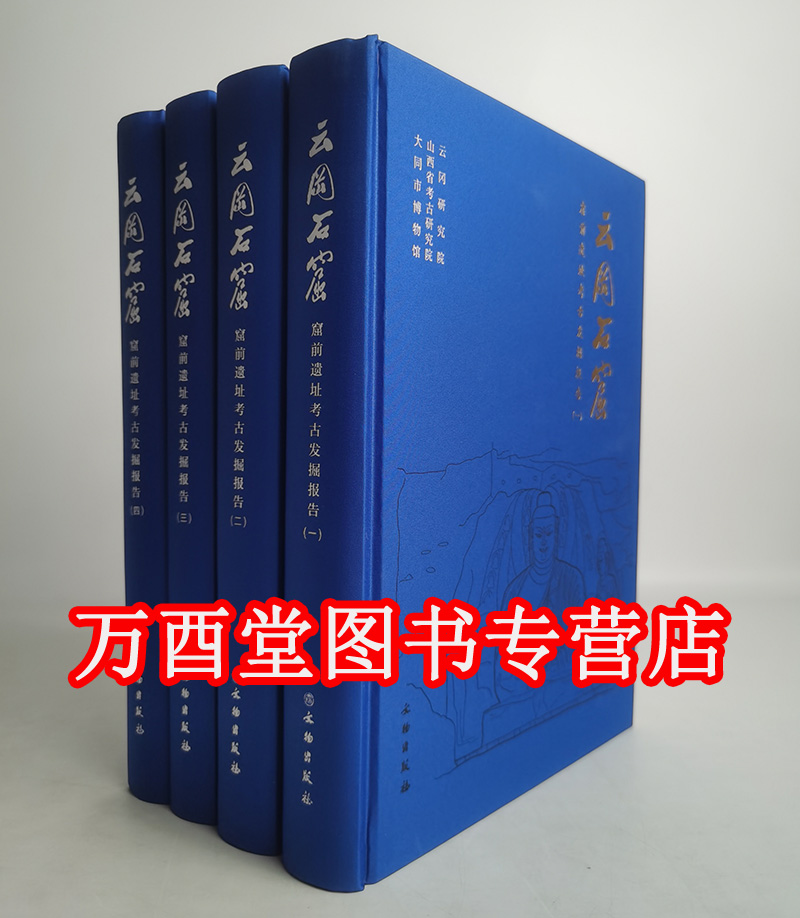 【全四册】云冈石窟窟前遗址考古发掘报告另荐中国大同雕塑全集云冈石窟山顶佛教寺院遗址发掘报告法门寺考古发掘报告