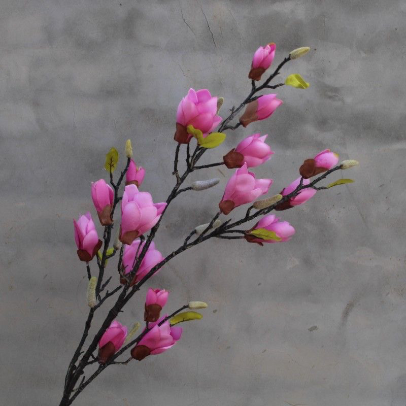 仿真花多头玉兰花家居客厅餐桌花艺绢花客厅装饰花瓶仿真花束,家居饰品,仿真花/假花,淘宝优惠券,粉丝福利购,淘宝优惠卷