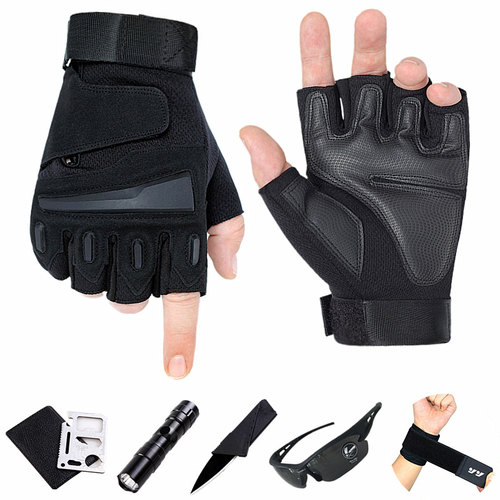 特种兵军迷登山战术健身半指手套