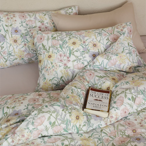 ins少女心温柔芳菲集床上四件套