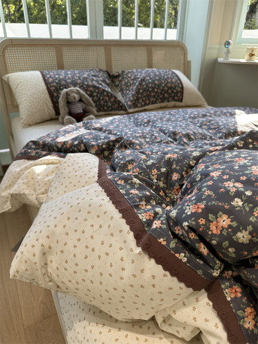 复古田园碎花纯棉床上全棉四件套