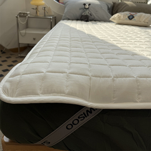 简约日式 保暖床褥床垫保护垫全棉1.5m1.8梦思双面软床垫 四季