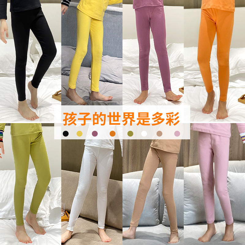 儿童加绒秋裤保暖裤子内搭12岁