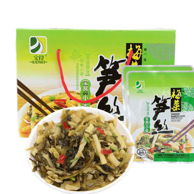 宝食梅菜笋丝下饭菜80G30包