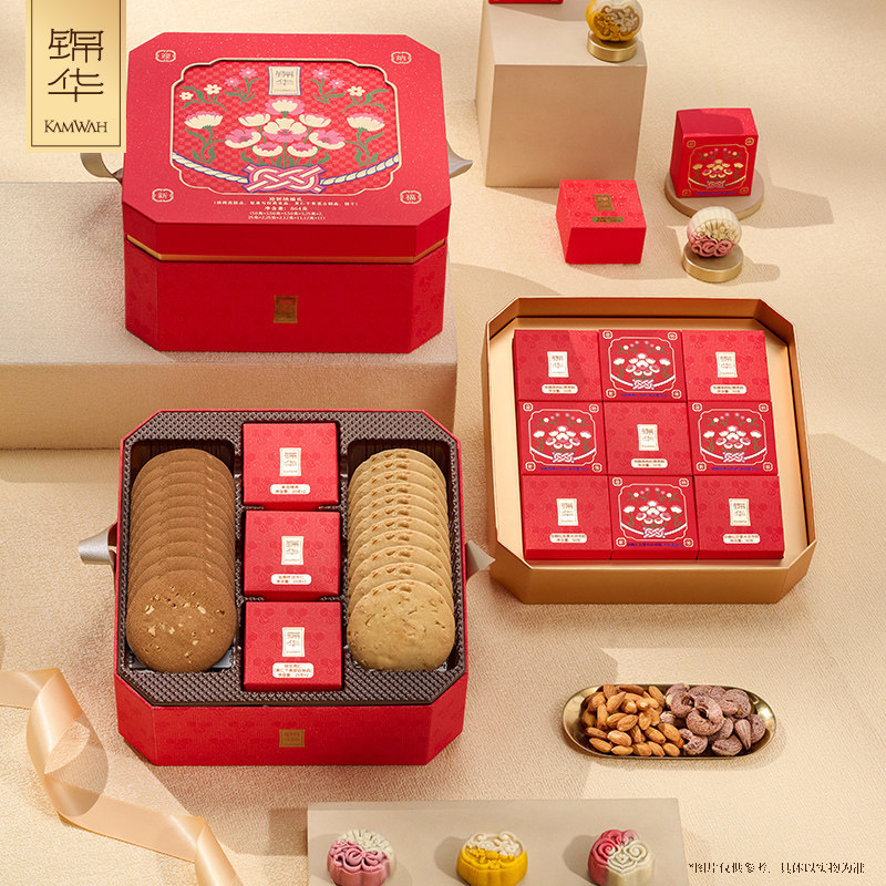 锦华年货糕点礼盒团购福利送礼伴手礼集采一件代发迎新纳福礼864g,零食/坚果/特产,糕点礼盒/伴手礼,淘宝优惠券,粉丝福利购,淘宝优惠卷