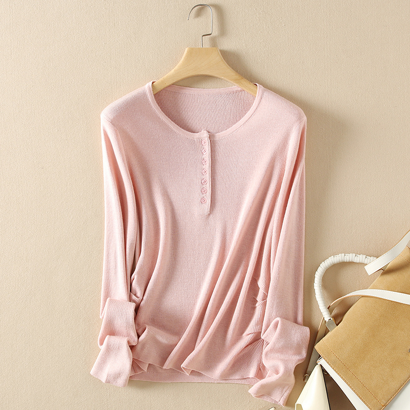 羊毛衫毛衣女套头针织打底衫上衣