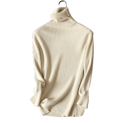 高领毛衣女套头针织洋气修身百搭