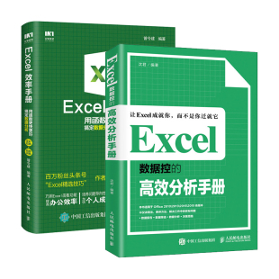 Excel数据控的高效分析手册 数据分析实战宝典 Excel教程书籍 数据分析配套同步教学视频