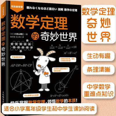 【官方旗舰店】 数学定理的奇妙世界 欢乐数学营 趣味数学 数学家 逻辑思维 好玩儿的数学 爱上数学 融入生活的数学定理