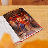 (Signature Drawing/Signature Random Drop) Beautiful illustrations of "Strange Tales from a Chinese Studio: Fish in the Heavenly Pool" and "Rainy Tree in the Rain" - Annotation Translation of "Strange Tales from a Chinese Studio" in Vernacular Chinese, Original annotation, Painting collection, Picture book, Illustration Collection, Tutorial Book. Official Flagship Store of Posts & Telecom Press thumbnail 5