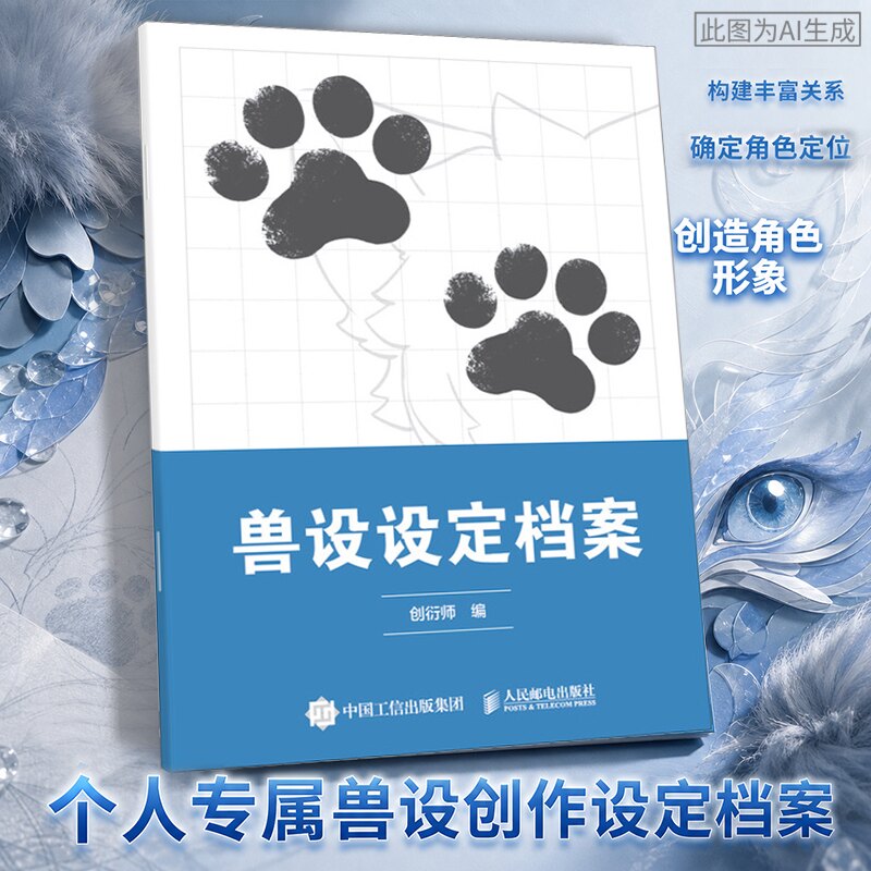 兽设设定档案 OC设定本兽设 人设立绘头像动漫角色设计教程辅助绘画册临摹本动漫人物临摹手绘本漫画教程书图片