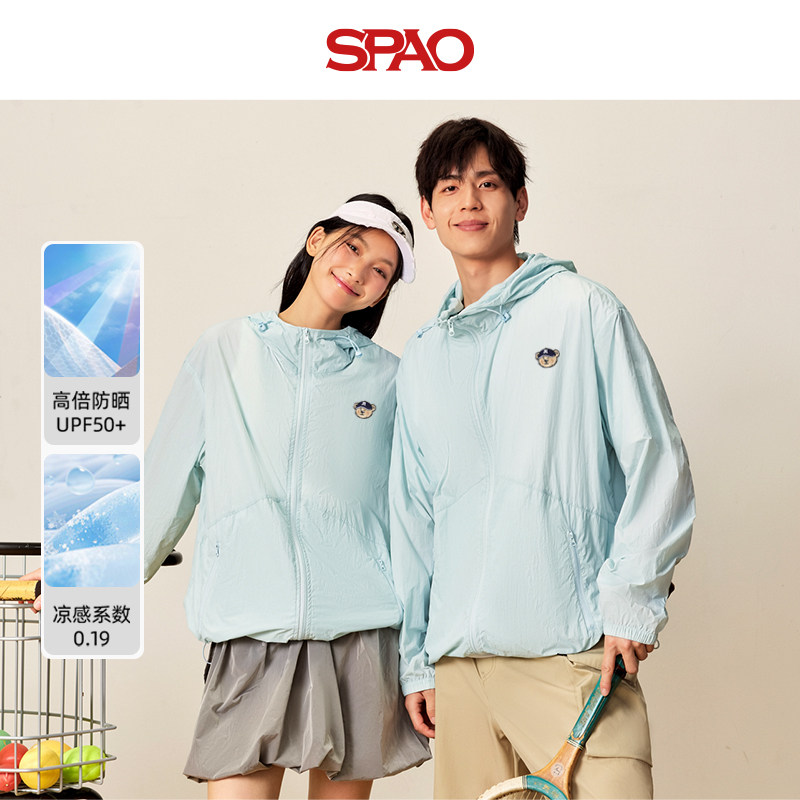 【WOODIE系列】SPAO韩国同款凉感防晒衣男女同款夏季防晒服外套ZZ