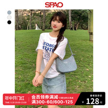 SPAO韩国同款2024年夏季新款女士时尚青春流行单肩包SPAKE24A50