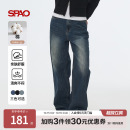 宽松直筒牛仔裤 SPAO韩国同款 女士时尚 新品 2025年夏季