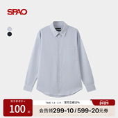 衬衫 SPAO韩国同款 男士 通勤基础日常长袖 2025年冬季 新品