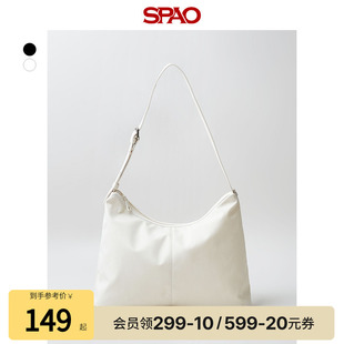 SPAO韩国同款 25年春秋女士可调节肩带高智感单肩包手提包