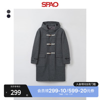 SPAO冬季新品男士毛呢大衣