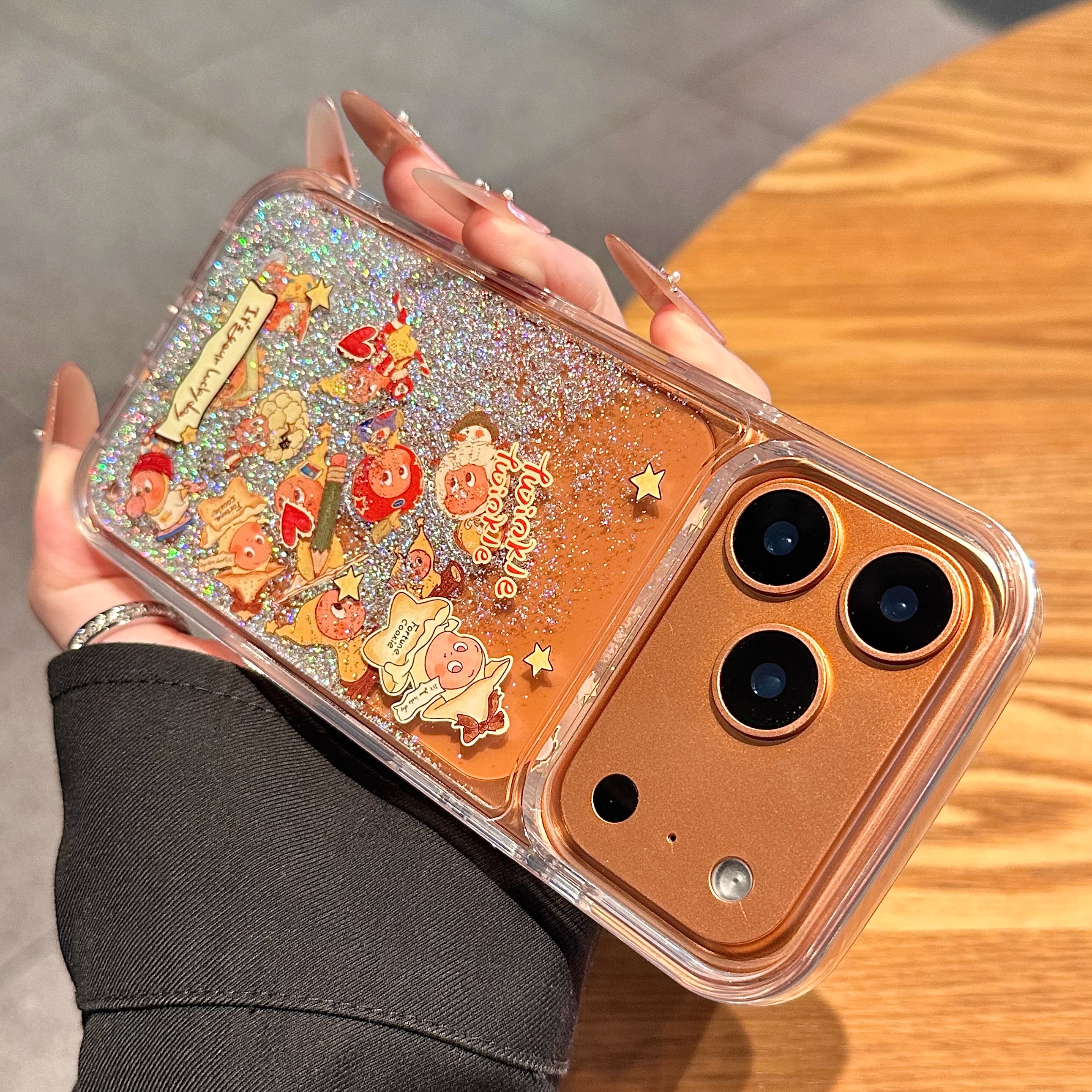 适用苹果17promax手机壳iphone17新款流沙星星人公仔16pro保护套15硅胶软套14全包防摔air透明超薄13高级感女