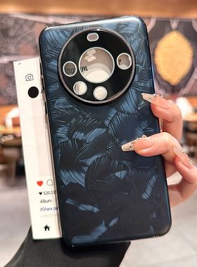酷图适用华为mate60pro手机壳mete50新款mare40洛可可黑女高级感mate70pro+镜头全包防摔p50保护套p60pro奢华