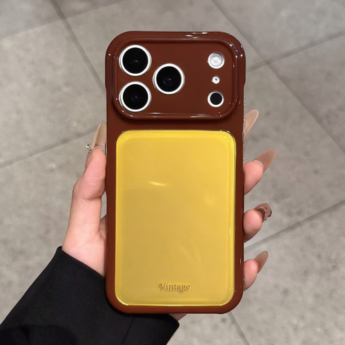超好看外壳女适用苹果18promax手机壳新款撞色透明iphone18pro保护套简约15小众高级感16pro全包防摔17promax
