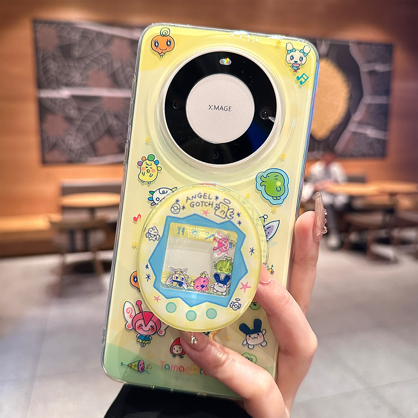 适用华为mate70pro+手机壳新款卡通拓麻歌子6ppro+可爱少女款pura70pro保护套全包P70超火爆款mt60磁吸支架男