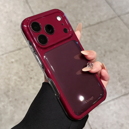 适用苹果18promax手机壳新款撞色透明iphone18pro保护套简约15小众高级感16pro全包防摔17promax超好看外壳女