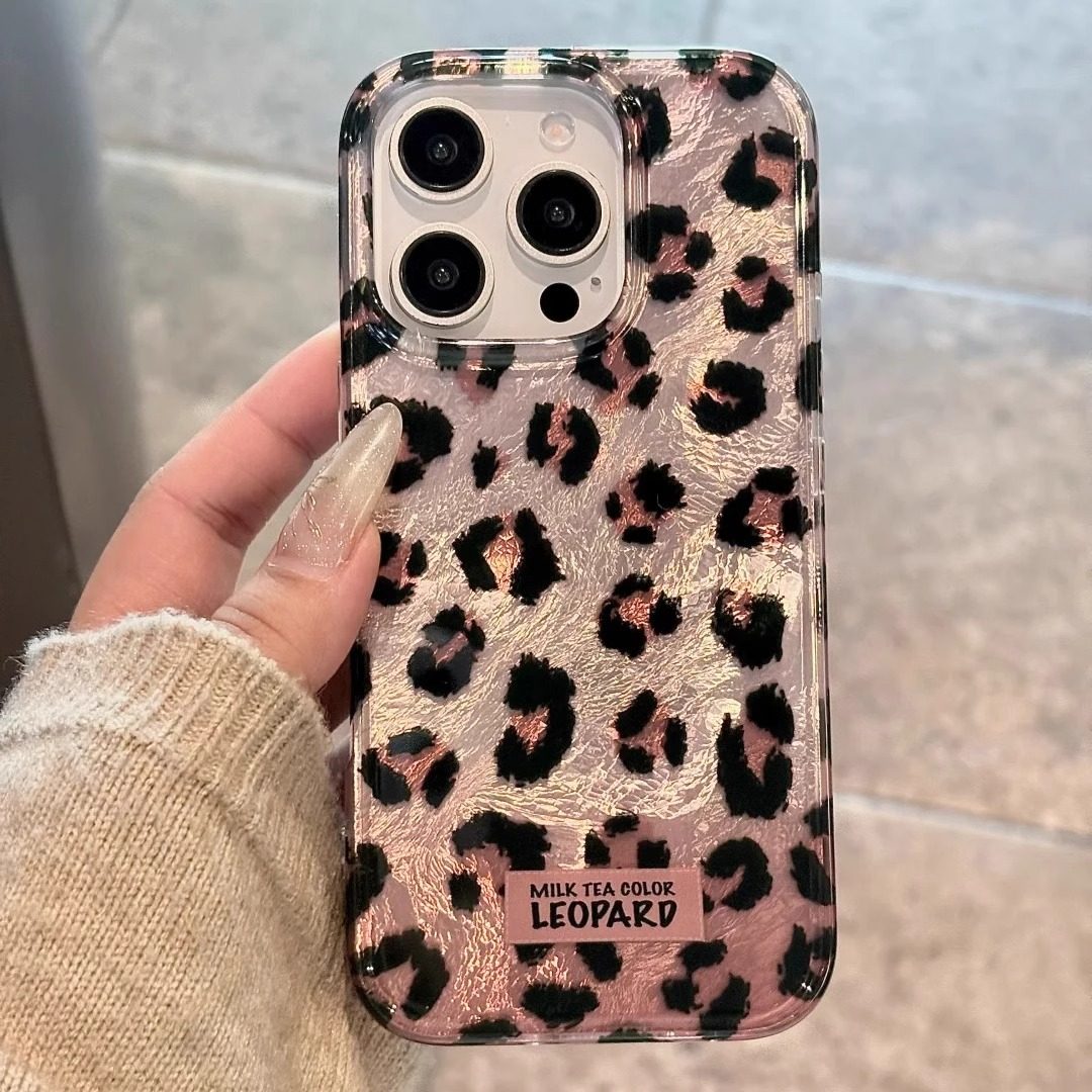 适用iphone16pro手机壳2025新款粉晕染豹纹苹果16promax保护套14时尚高级感15pro小众13女款12全包防摔plus潮,3C数码配件,手机保护套/壳,淘宝优惠券,粉丝福利购,淘宝优惠卷