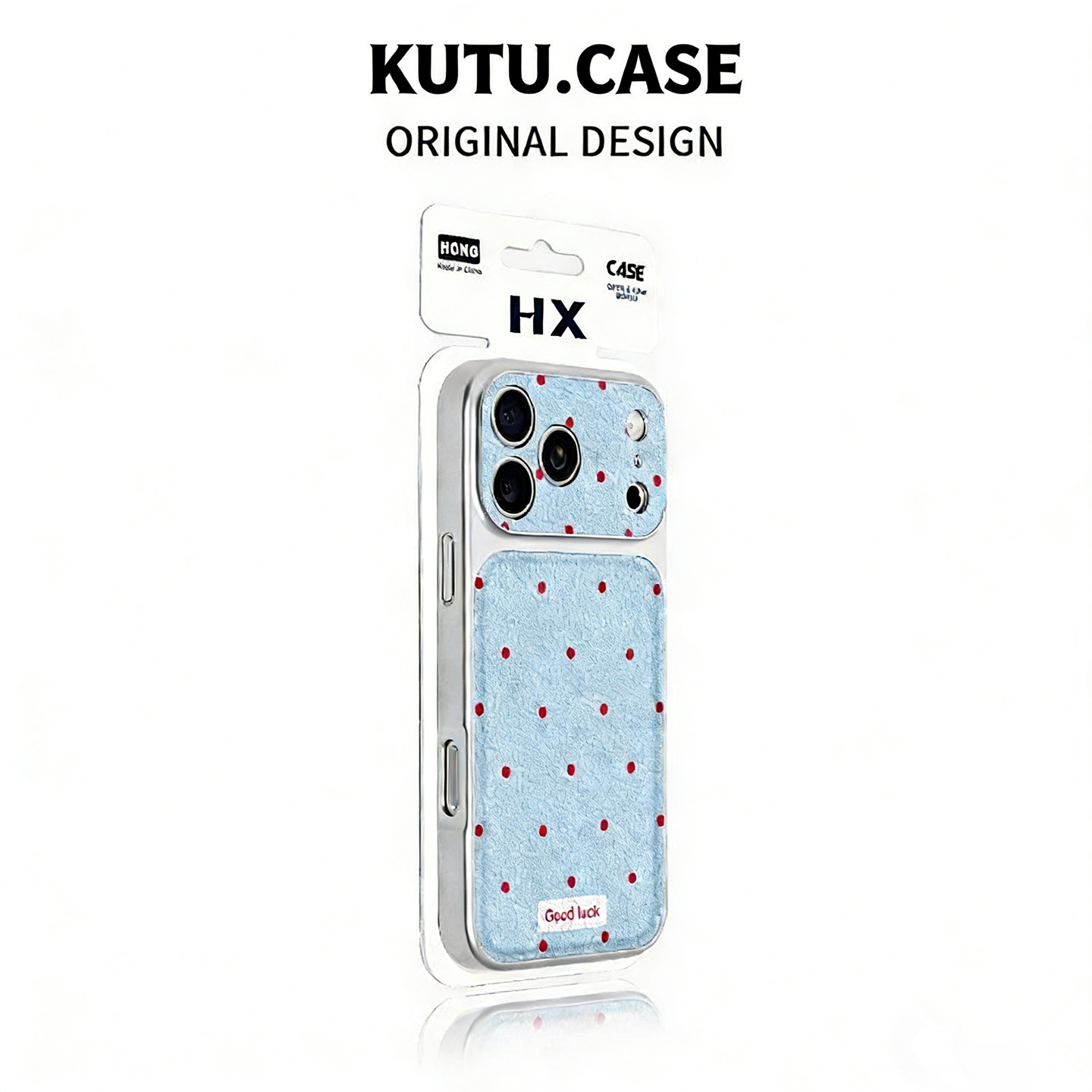 简约红色波点秒变17大视窗适用苹果17promax手机壳新款iphone16pro保护套个性16小羊皮14全包防摔13带挂绳女